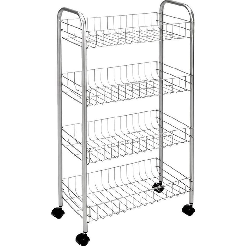 Rolbare Opbergtrolley met 4 Lagen