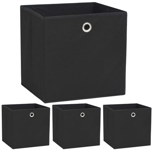 Opbergboxen Set van 4 – Opvouwbaar & Ruimtebesparend-0
