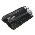 Door-mounted shoe storage black